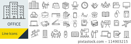 向量辦公室圖示集 114903215