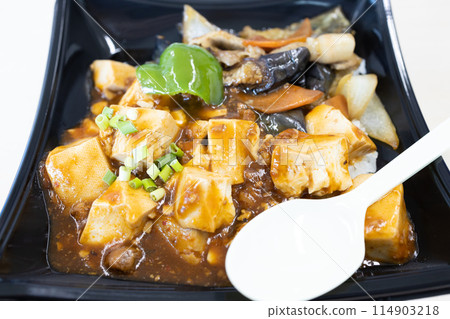 美味的麻婆豆腐碗便當 美味的麻婆豆腐碗便當 114903218
