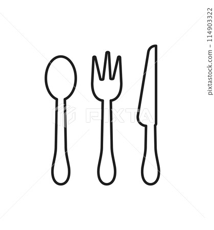 餐具簡單圖解 114903322