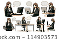 一名職業婦女的例證 114903573