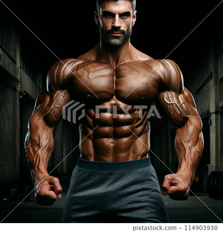 強壯的肌肉男 114903930