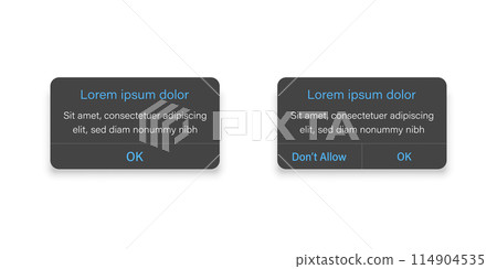 New message icon in flat style. Incoming inbox email vector illustration on isolated background. Bubble notification sign business concept. 114904535