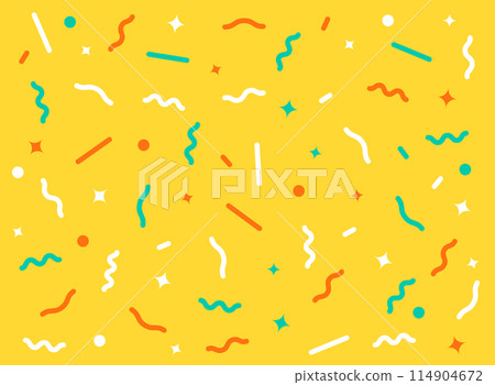 Falling confetti icon in flat style. Festive ribbon vector illustration on isolated background. Carnival sign business concept. Falling confetti icon in flat style. Festive ribbon vector illustration on isolated background. Carnival sign business concept. 114904672