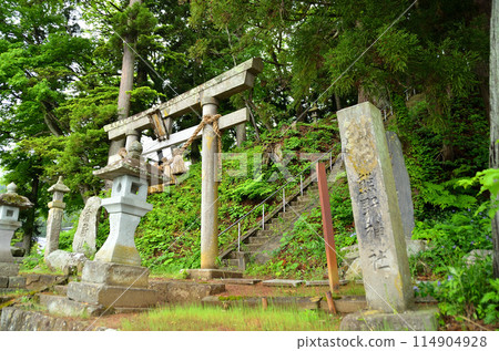 Shimo-Madori Kumano Shrine Forest: A power spot in Minatomachi, Aizuwakamatsu City, Fukushima Prefecture 114904928