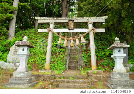 Shimo-Madori Kumano Shrine Forest: A power spot in Minatomachi, Aizuwakamatsu City, Fukushima Prefecture 114904929