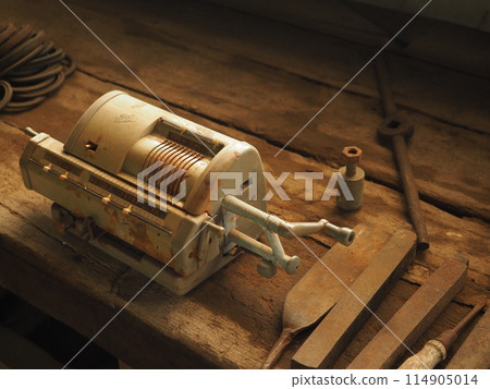 Machinery at Miike Coal Mine Machinery at Miike Coal Mine 114905014