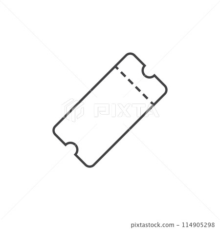Ticket icon in flat style. Coupon vector illustration on isolated background. Voucher sign business concept. Ticket icon in flat style. Coupon vector illustration on isolated background. Voucher sign business concept. 114905298