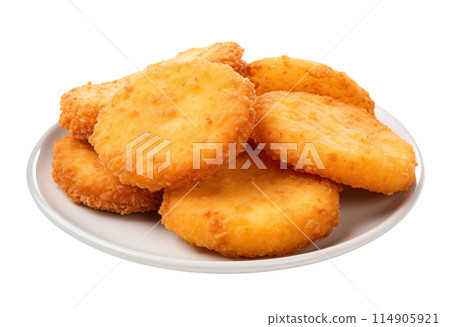 Delectable fried nugget, a truly delightful culinary experience, AI Generated 114905921