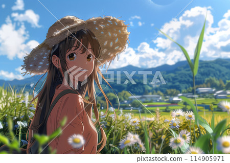 Summer country road 114905971