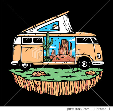 trip to the desert in a camper van trip to the desert in a camper van 114906621