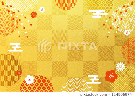 新年賀卡活動SALE背景 新年賀卡活動SALE背景 114906974