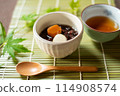 Japanese sweets: Chestnut Zenzai 114908574