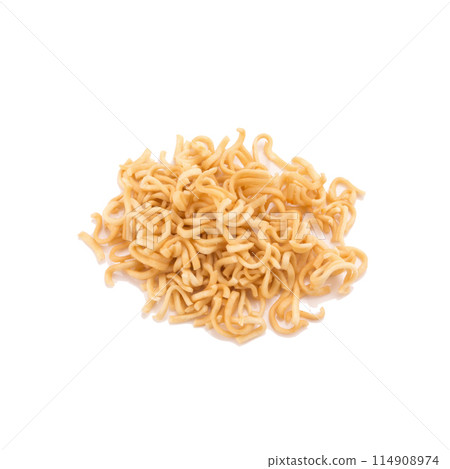 instant noodles isolated on white background 114908974