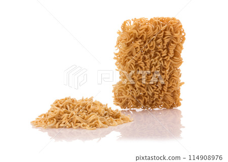 instant noodles isolated on white background instant noodles isolated on white background 114908976