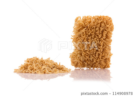 instant noodles isolated on white background instant noodles isolated on white background 114908978