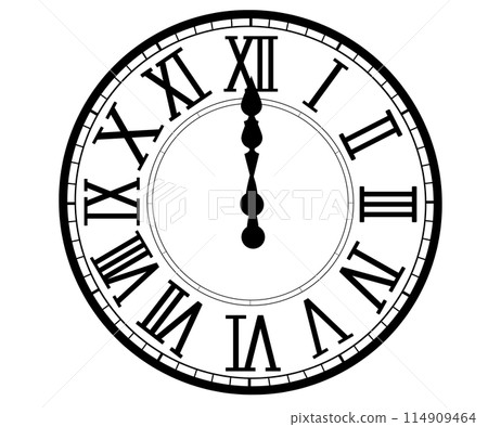 鐘面“0 點/12 點” 114909464