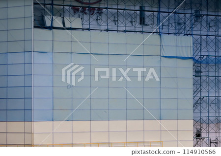 Image of soundproof panel of demolished building Image of soundproof panel of demolished building 114910566