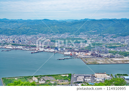 [從大化山展望台眺望周南市] 山口縣周南市栗谷市大化山 114910995