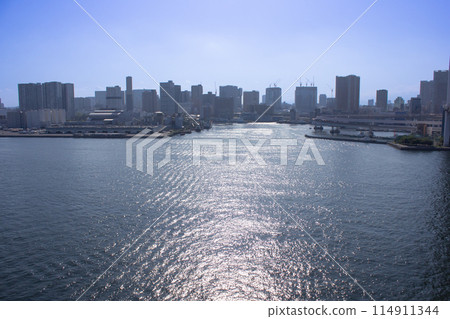 Scenery of Tokyo Harbor 114911344