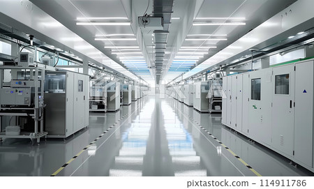 半導體潔淨室影像 114911786