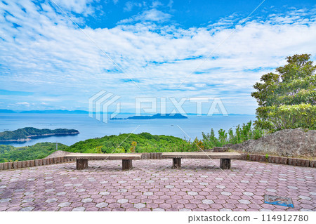 【上森山展望台的風景】山口縣熊毛郡上關町長島 114912780