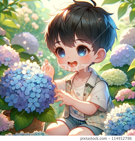 繡球花和男孩 114912786