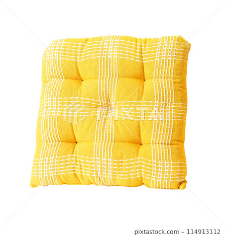 Yellow pillow 114913112