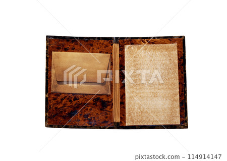 Open vintage book Open vintage book 114914147