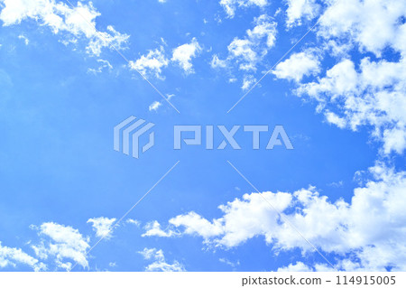 藍色的天空和雲圖像 114915005