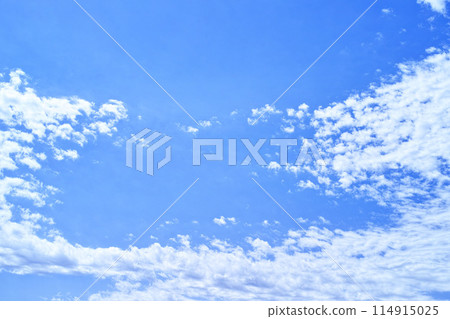 藍色的天空和雲圖像 藍色的天空和雲圖像 114915025