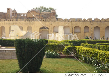 Scenery of Jantar Mantar in Jaipur, India Scenery of Jantar Mantar in Jaipur, India 114915513