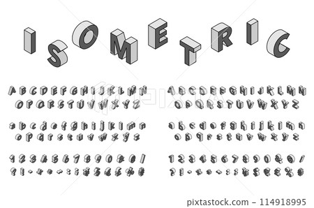 等距字體(輪廓) 等距字體(輪廓) 114918995