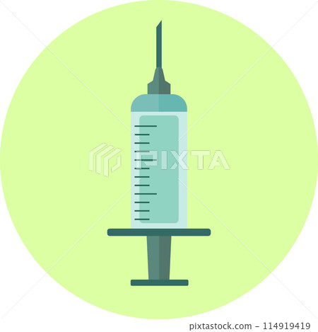 Medical icon "syringe" Medical icon "syringe" 114919419