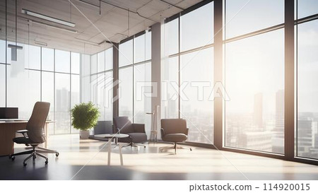 Modern contemporary office and meeting room 114920015