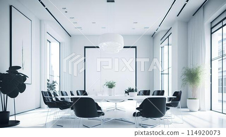 Modern contemporary office and meeting room Modern contemporary office and meeting room 114920073