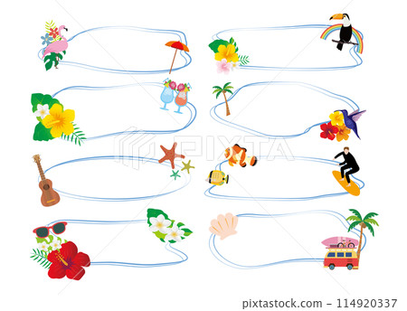 熱帶框架框架集 熱帶框架框架集 114920337