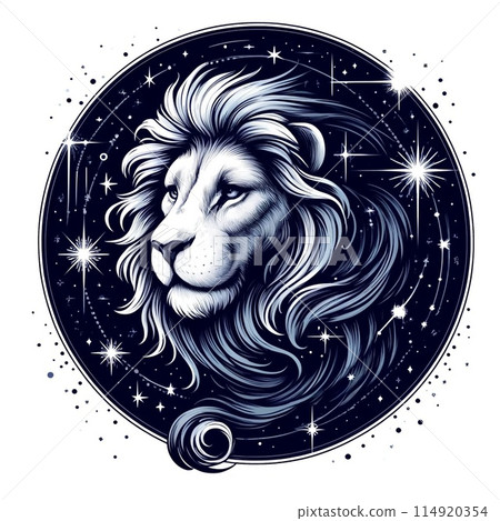 獅子座插圖 獅子座插圖 114920354