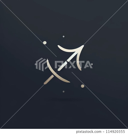 Sagittarius illustrations 114920355