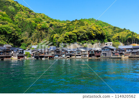 伊根的船庫風景 伊根的船庫風景 114920562