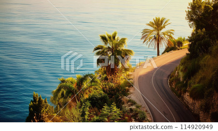 Road along the Sea 114920949