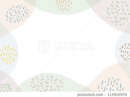 Simple hand-drawn frame 114920978