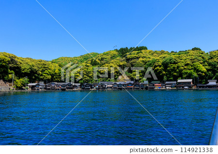 Scenery with boathouses in Ine Scenery with boathouses in Ine 114921338