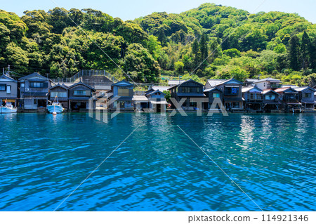 Scenery with boathouses in Ine Scenery with boathouses in Ine 114921346