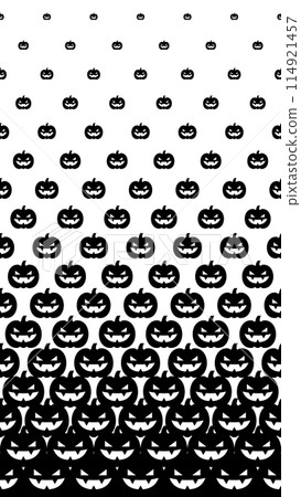 Halloween background material with pumpkin ghosts 114921457