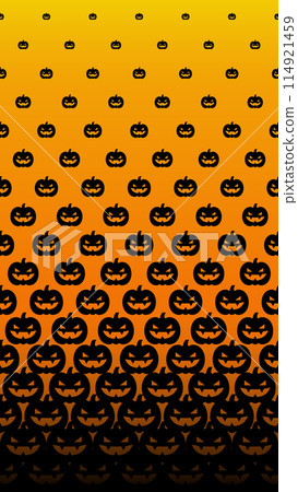Halloween background material with pumpkin ghosts 114921459