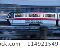 飛馳的東京單軌電車1000型複製畫 114921549