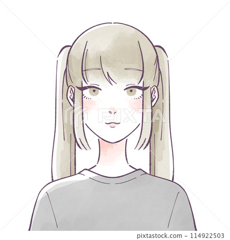 雙馬尾水彩的女人 雙馬尾水彩的女人 114922503