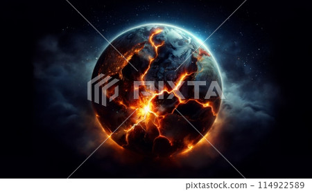 Boiling Earth,A Stunning Visualization of Environmental Catastrophe Against the Vastness of Space Boiling Earth,A Stunning Visualization of Environmental Catastrophe Against the Vastness of Space 114922589