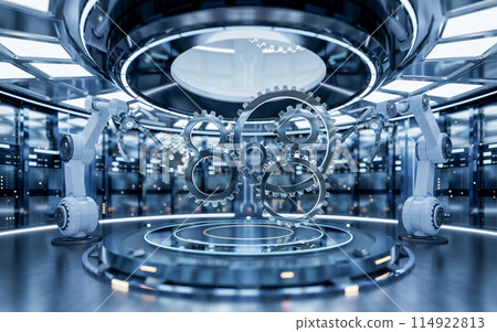 Mechanical arm and gears, intelligent 114922813