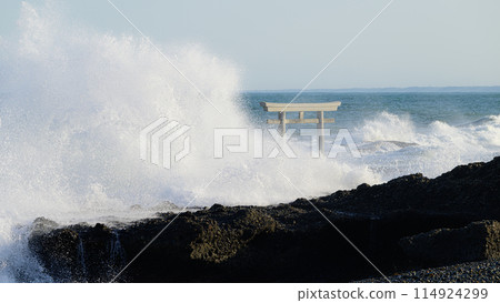 Oarai Mae Shrine Shrine Torii Oarai Mae Shrine Shrine Torii 114924299